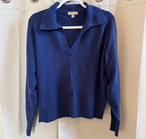 J Crew Damen Pullover Wolle Alpaka Mischung Oversized Large Academia Preppy 19257x - Bild 1 von 9