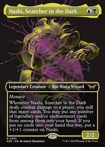 Nashi, Searcher in the Dark - Duskmourn: House Of Borderless Regular MTG-NM - Picture 1 of 1
