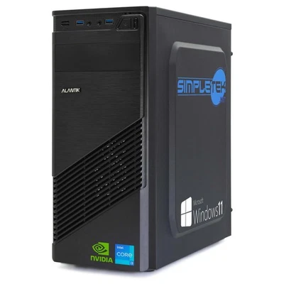 Assembled PC I3 16GB 240GB 2TB 2GB GPU GT710 Win 11 Pro Office Use HDMI - Image 1 of 4