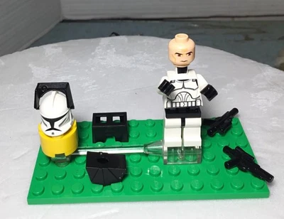 Figura Star Wars 2009 # SW0223-Clone Trooper fase 1 para conjunto # 8014 Foto 1 de 4