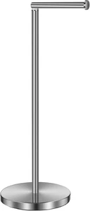 Stylish 26-Inch Stainless Steel Toilet Paper Holder with Storage, Brushed Nickel - Picture 1 of 12