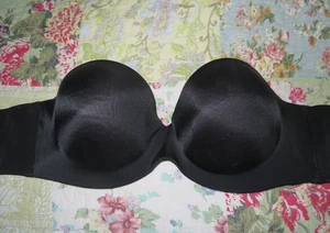 Sujetador para mujer Ambrielle negro acolchado push up con aros correas extraíbles 42DD USADO EN EXCELENTE ESTADO - Imagen 1 de 7