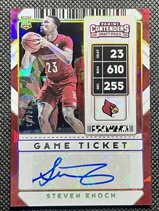 Steven Enoch 2020 Panini Contenders Draft Picks Cracked Ice Rookie Auto /23 #24 - Picture 1 of 2