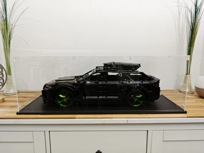 BEN_BLOCK ⬛ Vitrine 1-6BoSchw - Schaukasten für Autos Maßstab 1:6, für Pocher, Cada, Lego