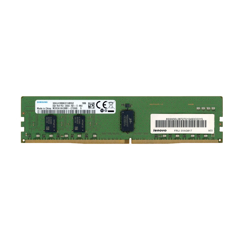 SERVER RAM MODUL LENOVO 01AG617 M393A1K43BB1-CTD6Q 8GB DDR4 2666MHz REG ECC - Bild 1 von 1