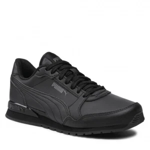 SCARPE SNEAKERS RAGAZZO PUMA ST RUNNER V3 384904 ECO PELLE NERO ORIGINAL AI 2023 - Foto 1 di 7