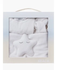Barefoot Dreams Beach Bodysuit Headband & Baby Blanket Set 12-18M - Bild 1 von 4