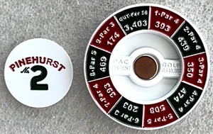 Pinehurst # 2 Golfplatz Magnetic Yardage Münze 2024 USA Open C20 - Bild 1 von 4