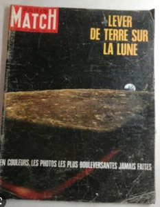 PARIS MATCH 1027 Terre a la Lune Sophia Loren Feddayins Blaiberg Power Loren - Imagen 1 de 1