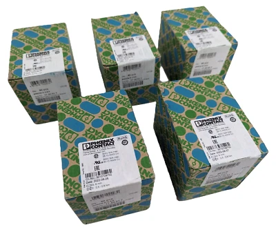 250 Phoenix Contact 1720017 Terminal Block 2 Position Fixed 24-10 AWG 9.52mm NEW - Image 1 of 4