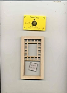 Window - Craftsman Style - 2119 wooden dollhouse miniature 1:12 scale USA made