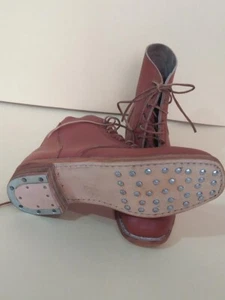World War 1, WWII (AIF) (RAF) Leather Boot heal plate Hobnails in Sole all sizes - Picture 1 of 1