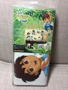 GO DIEGO GO 36-PC Peel & Stick Wall Decals Kids Bedroom Decor Removable Stickers - Picture 1 of 6