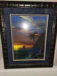 Dale TerBush "When Twilight turns to Paradise" Framed graphic print - Picture 1 of 2