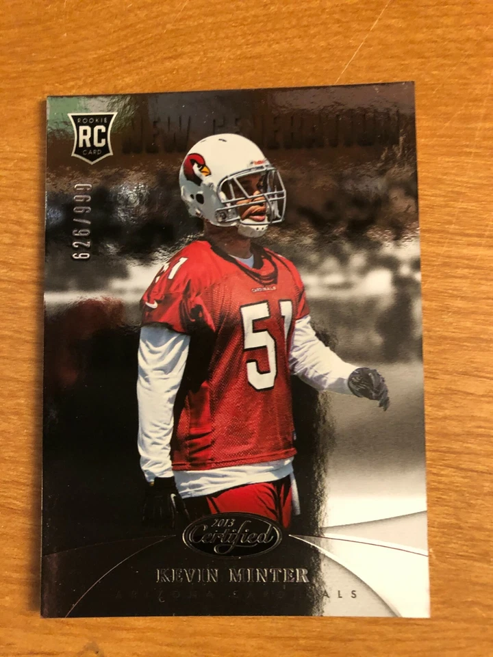 2013 Certified New Generation Kevin Minter RC Tampa Bay Buccanneers 626/999 - Image 1 of 1