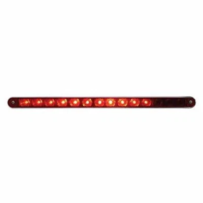 United Pacific 37523 14 LED 12" Sequential Light Bar w/Bezel Red LED - 1 Unit Foto 1 de 2