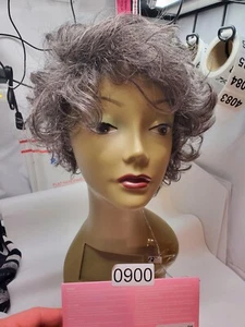 Estetica Wigs Classique short grey gray black streaks nadia r44 - Picture 1 of 23