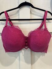 Cacique by Lane Bryant Boost Balconette Pink Lace Bra size 42DDD