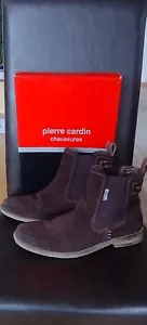 Pierre Cardin Herren Stiefel. Chelsea- Boots. braun Wildleder Gr.:42 - Bild 1 von 6
