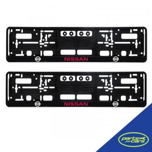 Nissan - Number Plate Surrounds - [2 Pieces] - Imagen 1 de 1