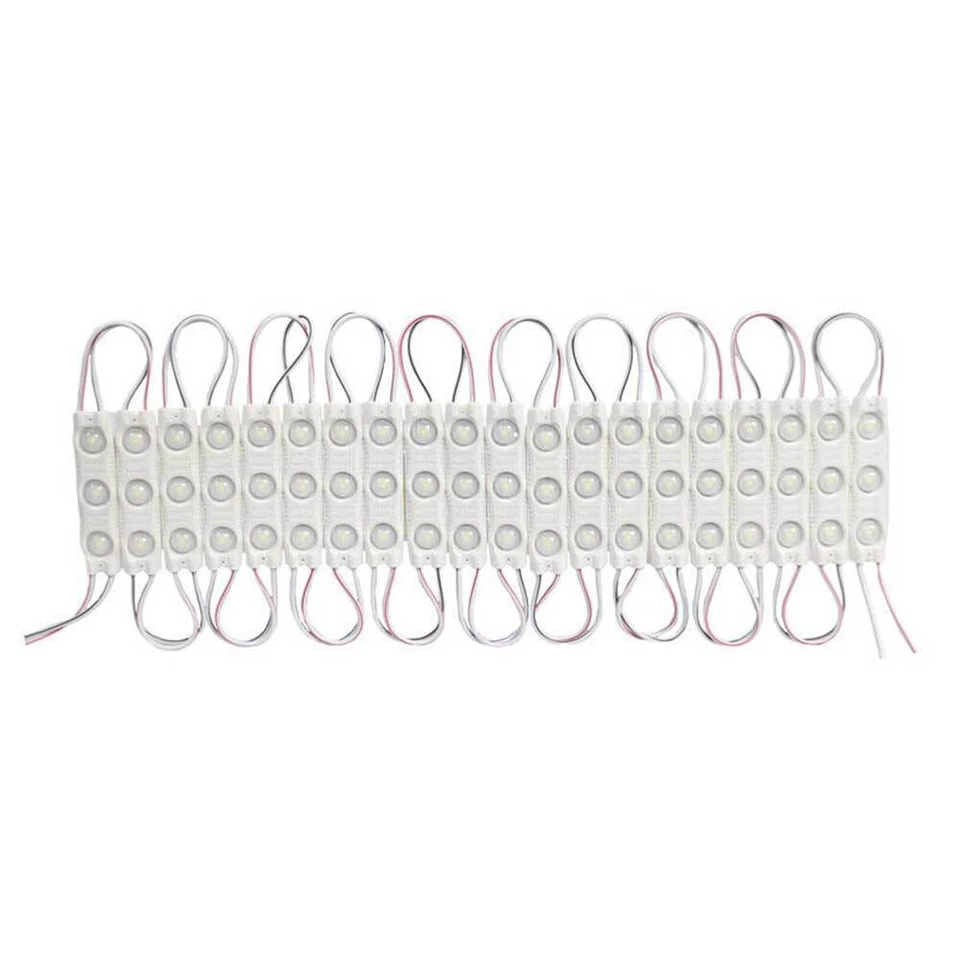 Modulo led 12v 20 strisce insegne tabelle luce ghiaccio naturale rossa verde blu - Immagine 1 di 1