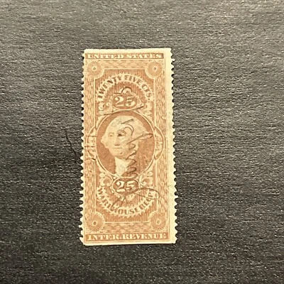 US STAMPS Scott #R50b REVENUE USED NG Scv $1300 - Image 1 of 2