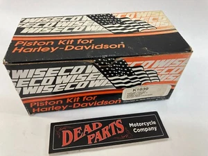 Harley Wiseco K1639 Evo kit de pistón de tapa plana 10 a 1 .035 - Imagen 1 de 4