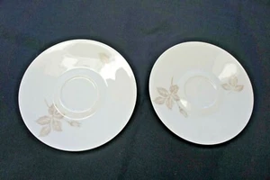 VINTAGE 2 Untertassen ROSENTHAL klassische Rose DEUTSCHLAND  - Bild 1 von 3
