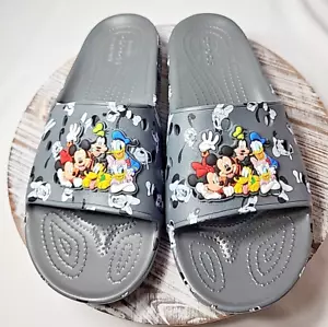 Disney Parks Crocs Mickey Mouse and Friends Slides Sandals Adult Size (M-10)W-12 - Picture 1 of 8