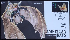 U.S. Usado #3663 37c American Bats 2002 Collins Primer Día Cubierta (FDC) - Imagen 1 de 1