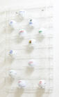 SORA Golfball Vitrine mit transparenter Rückwand für 32 Golfbälle