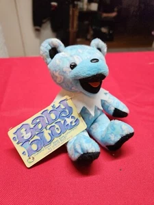 2001 Liquid Blue Grateful Dead Bean Bear Baby Blue BD 1/7/66 W-Tag RARE Bear !!! - Picture 1 of 6