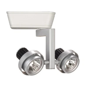 W.A.C Lighting - LHT-817-WT - 2-50W MR-16 7.75 X 6.69 White L SERIES TRACK HEAD - Picture 1 of 4