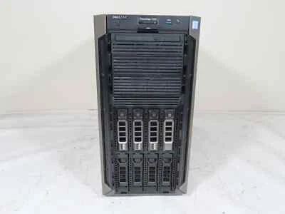 Dell PowerEdge T340 Tower Intel E-2124 3.3Ghz 16GB Ram 4x 2TB SAS H330 2x 495w - Image 1 of 4