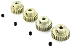 Apex RC Products 48 Pitch 24T 25T 26T 27T Aluminum Pinion Gear Set #9752 - Picture 1 of 5