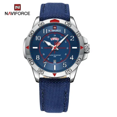NAVIFORCE Reloj Pulsera Deportivo Hombre Cuarzo para Niños Verde Militar Correa Nylon Foto 1 de 4