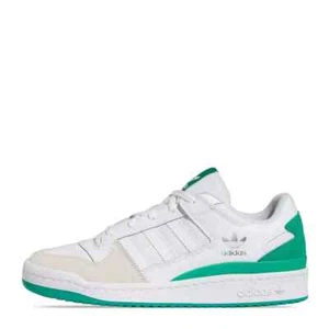 ADIDAS Originals Forum Low CL Classic Shoes White Green FZ6262 Men's Size 11 - Picture 1 of 5