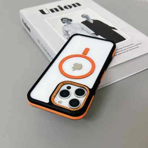 Funda MagSafe Magnética Color Transparente para iPhone 16 15 14 13 12 11 ProMax Plus - Imagen 1 de 30