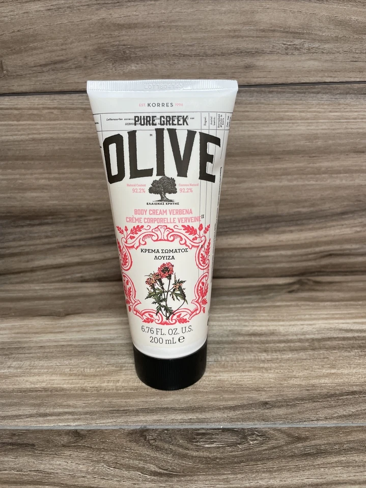 Korres Pure Greek Olive Moisturizing Body Cream Verbena 6.76 Fl Oz 200ml - Image 1 of 1