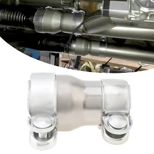 2 to 2.5 Inch Double Clamp Reducing Pipe Exhaust Adapter Carbon Steel Exhaust US - Picture 1 of 10