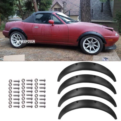 Kit de carrocería extra ancha para Mazda MX-5 Miata 900 mm 3,5" arcos de rueda guardabarros llamaradas Foto 1 de 4