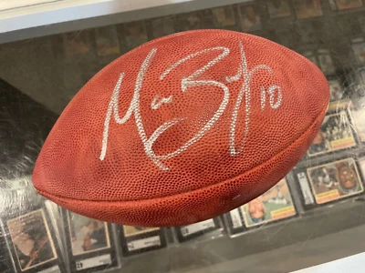 MARC BULGER ST. LOUIS RAMS FIRMADO OFICIAL TAGLIABUE FÚTBOL OLDS AIR Foto 1 de 2