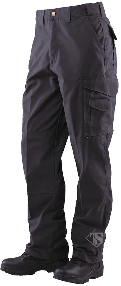 TRU-SPEC Mens Pants Black Size 34x30 Straight Fit Cargo Tactical