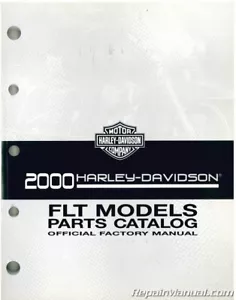 2000 Harley Davidson FLT Models Motorcycle Parts Manual : 99456-00A - Foto 1 di 1