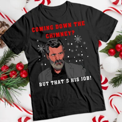 Roy Keane Weihnachten T-Shirt lustig hässlich Herren und Damen Tee #MC