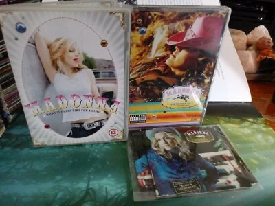 MADONNA 2 DVD Maxi Singles : Music + What it feels Uncut - rare .sehr gut erhalt - Bild 1 von 4