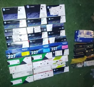 JAPAN HP PRINTER CARTRIDGE LOT EMPTY CARTRIDGE BULK WHOLESALE MIX ORIGINAL BOX - Afbeelding 1 van 22