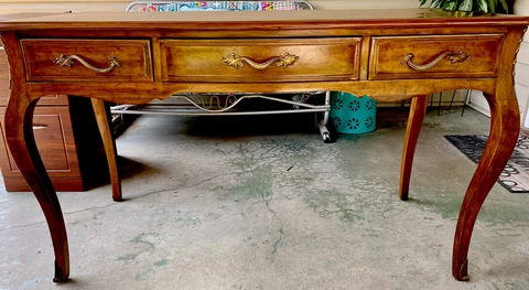 Davis Cabinet Company Antique Writing Desk Cover
