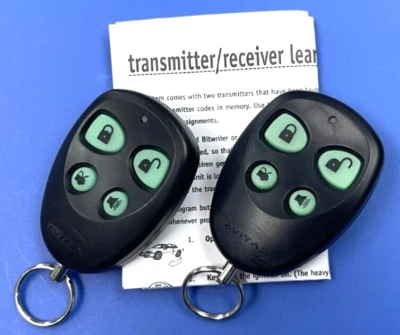 PAREJA RESTAURADA Avital EZSDEI476 Mando a Distancia Transmisor Llavero RPN: 820041 con Prog Foto 1 de 2