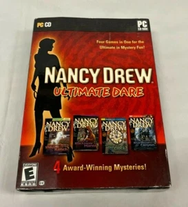 Nancy Drew Ultimate Dare (PC CD ROM 2008) NEW Sealed 4 Full Games 10 11 12 13 - Picture 1 of 7